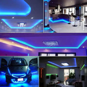 salelink.co.nz Unbranded 2835 12V LED Strip Light String Blue 5M 600LED Blue 12V LED Strip Light 5M 600 LEDs 2835