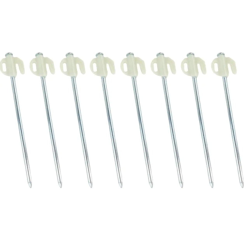 Ecotrek Glow Tent Pegs – Steel Camping Ground Stakes for Tent, Tarp & Canopy JP34715 by ECOTREK