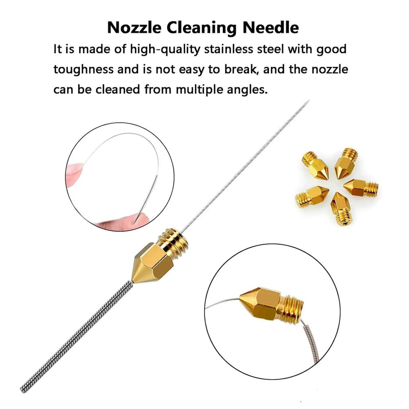 25PCS MK8 3D Printer Extruder Brass Nozzles for Creality Ender 3 – view 5