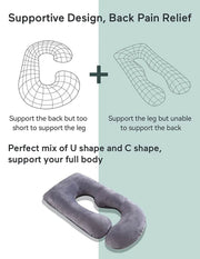 salelink.co.nz Unbranded Pregnancy Pillow - Grey Pregnancy Pillow - Grey | Action Outdoors NZ