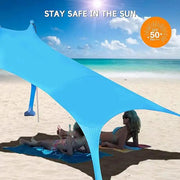 ECOTREK Canopy Portable Beach Canopy –Sun Shade Awning CNGH6021 Portable Beach Canopy –Sun Shade Awning CNGH6021