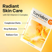 Poppy Gifts Skin Care Torriden Cellmazing Vita C Brightening Mask 10 Pack Torriden Cellmazing Vita C Brightening Mask 10 Pack