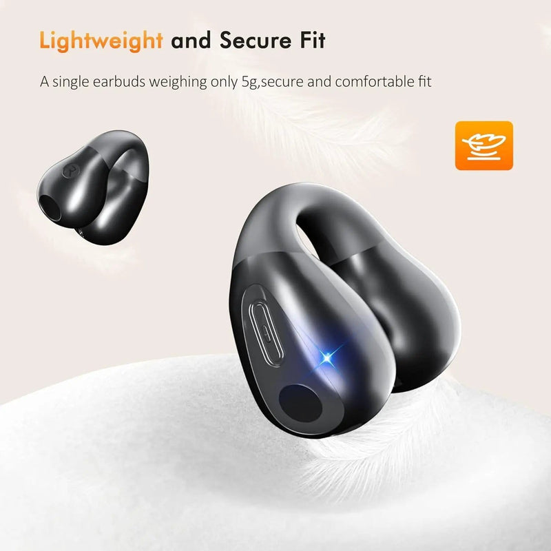 Open Ear Clip Headphones, Wireless Earbuds Bluetooth Earphones – view 3