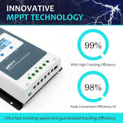 EPEVER MPPT Solar Charge Controller 10A 12V 24V LCD Display – view 4