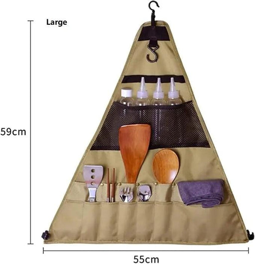 ECOTREK Camping Accessories Ecotrek Outdoor Camping Storage Bag – Cutlery Hanging Bag | Picnic Multi-Grid Multipurpose Organiser HS9872 Ecotrek Outdoor Camping Storage Bag – Cutlery Hanging Bag | Picnic Multi-Grid Multipurpose Organiser HS9872