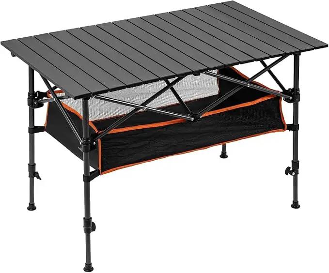 ECOTREK Table 120cm Length Foldable Camping Table – Portable Outdoor Table with Adjustable Height ZF1468 120cm Length Foldable Camping Table – Portable Outdoor Table with Adjustable Height ZF1468
