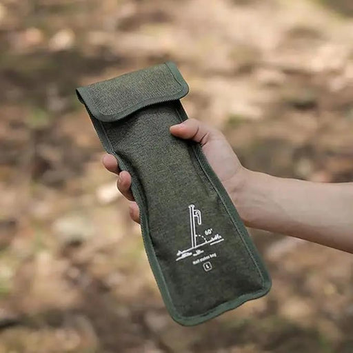 Ecotrek Tent Stakes Storage Bag - Camping Peg Organiser Pouch for 8"-12" Steel Nails CZ7502 by ECOTREK