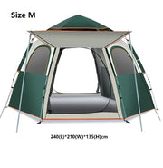 Hexagonal Camping Tent - Durable, Quick Setup JLP5467 by ECOTREK