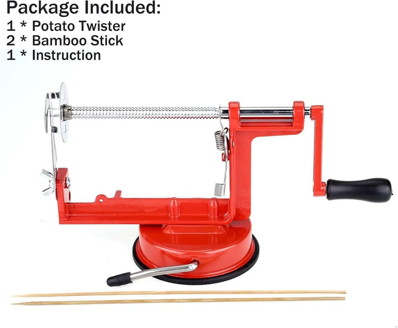 salelink.co.nz Unbranded Twisted Spiral Potato Slicer Cutter Twisted Spiral Potato Slicer Cutter | Action Outdoors NZ