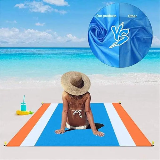 ECOTREK Mat Sandproof & Waterproof Beach Mat – 210x200 cm  SFJJ5014 Sandproof & Waterproof Beach Mat – 210x200 cm  SFJJ5014