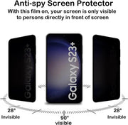 Samsung S23 Plus Anti Spy Peep Privacy Screen Protector – view 2