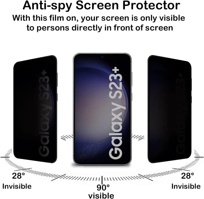 Samsung S23 Plus Anti Spy Peep Privacy Screen Protector – view 2
