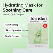 Poppy Gifts Skin Care Torriden Balanceful Cica Mask 10 Pack Torriden Balanceful Cica Mask 10 Pack