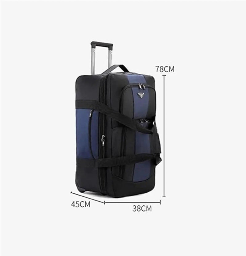ECOTREK Storage Bag Expandable Rolling Checked-In Duffle Bag with Wheels CP1351 Expandable Rolling Checked-In Duffle Bag with Wheels CP1351