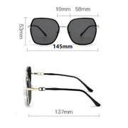 ECOTREK Sunglasses Ecotrek UV Protected Oversized Sunglasses for Women – Square Frame LX21-21 Ecotrek UV Protected Oversized Sunglasses for Women – Square Frame LX21-21