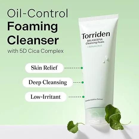 Poppy Gifts Skin Care Torriden Balanceful Cica Cleansing Foam Torriden Balanceful Cica Cleansing Foam