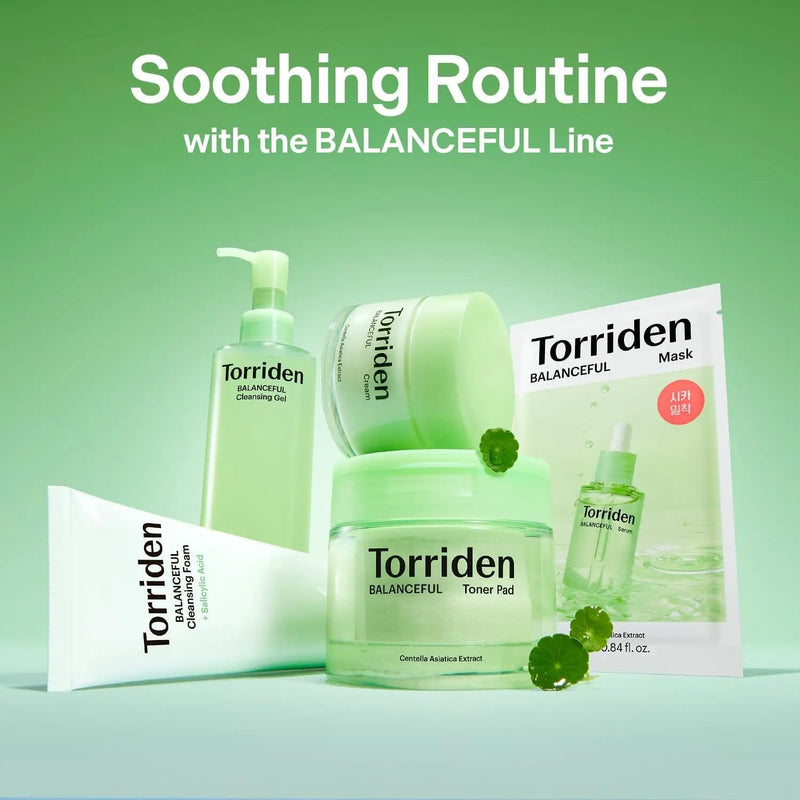 Poppy Gifts Skin Care Torriden Balanceful Cica Mask 10 Pack Torriden Balanceful Cica Mask 10 Pack