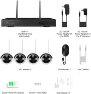 Kiwi Grab Kiwi Grab Include 1TB HDD 24hrs recording CCTV wireless security Camera NVR 4CH 1080P Include 1TB HDD 24hrs recording CCTV wireless security Camera NVR 4CH 1080P