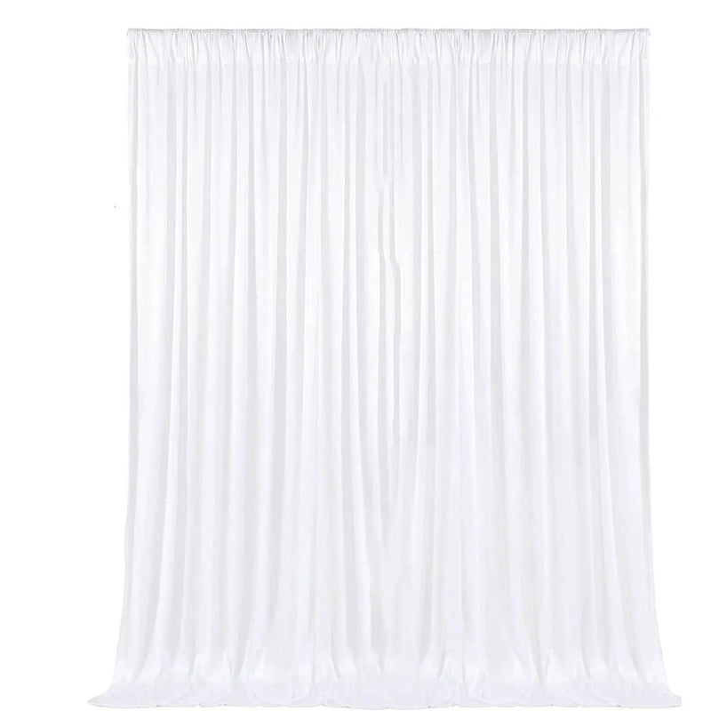 3x3M White Curtain Backdrop Wedding Decorations Background – view 1