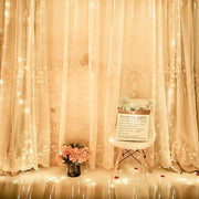 300 LED Curtain String Fairy Light Christmas Light – view 8