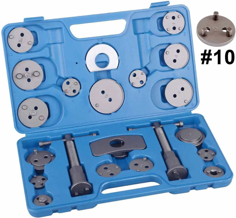 22pc Disc Brake Caliper Piston Rewind Tool Kit Set – view 2