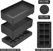 salelink.co.nz Unbranded 4Pcs Furniture Risers 11cm 4Pcs Furniture Risers 11cm | Action Outdoors NZ