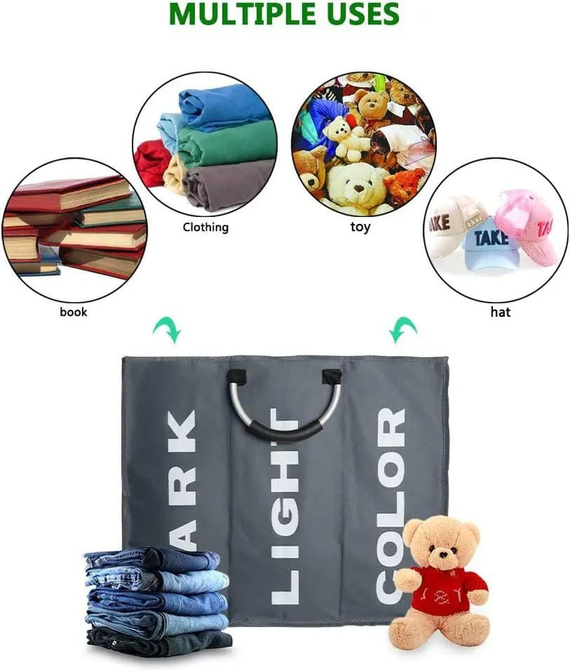 salelink.co.nz Unbranded 3 Sections Laundry Bag 3 Sections Laundry Bag | Action Outdoors NZ