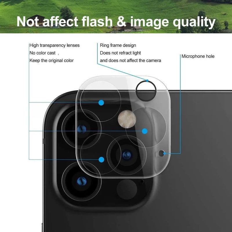 iPhone 12 PRO MAX Lens Camera Tempered Glass Protector – view 2