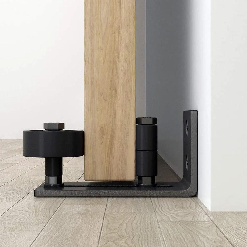 Barn Door Hardware Bottom Floor Guide Stay Roller Adjustable Wall Sliding Tool – view 2