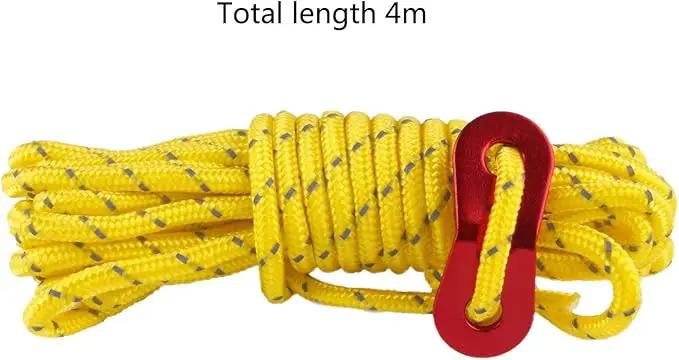 ECOTREK accessories Tent Rope Roller – 4m Reflective Camping Rope HL5283 Tent Rope Roller – 4m Reflective Camping Rope HL5283