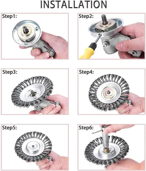 salelink.co.nz Unbranded 8" Weed Eater Brush Cutter Trimmer Head 8" Weed Eater Brush Cutter Trimmer Head | Action Outdoors NZ