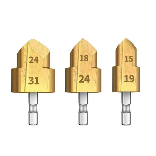 3pcs PPR Water Pipe Repair Drill Bit Set High-Speed Steel Easy Hole Expansion – view 1