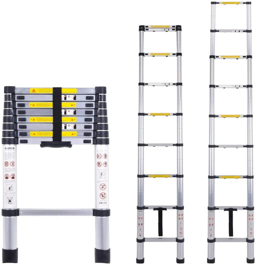 Kiwi Grab Kiwi Grab Ladder Telescopic Aluminium Extension Ladder 2.9m Ladder Telescopic Aluminium Extension Ladder 2.9m