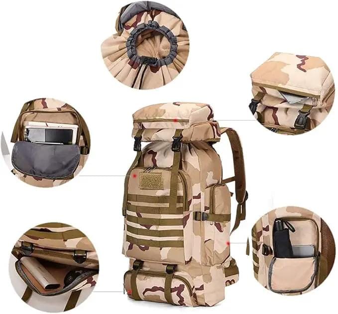 ECOTREK Backpack ECOTREK-80L Hiking & Camping Backpack – Waterproof & Durable BDHS9131 ECOTREK-80L Hiking & Camping Backpack – Waterproof & Durable BDHS9131