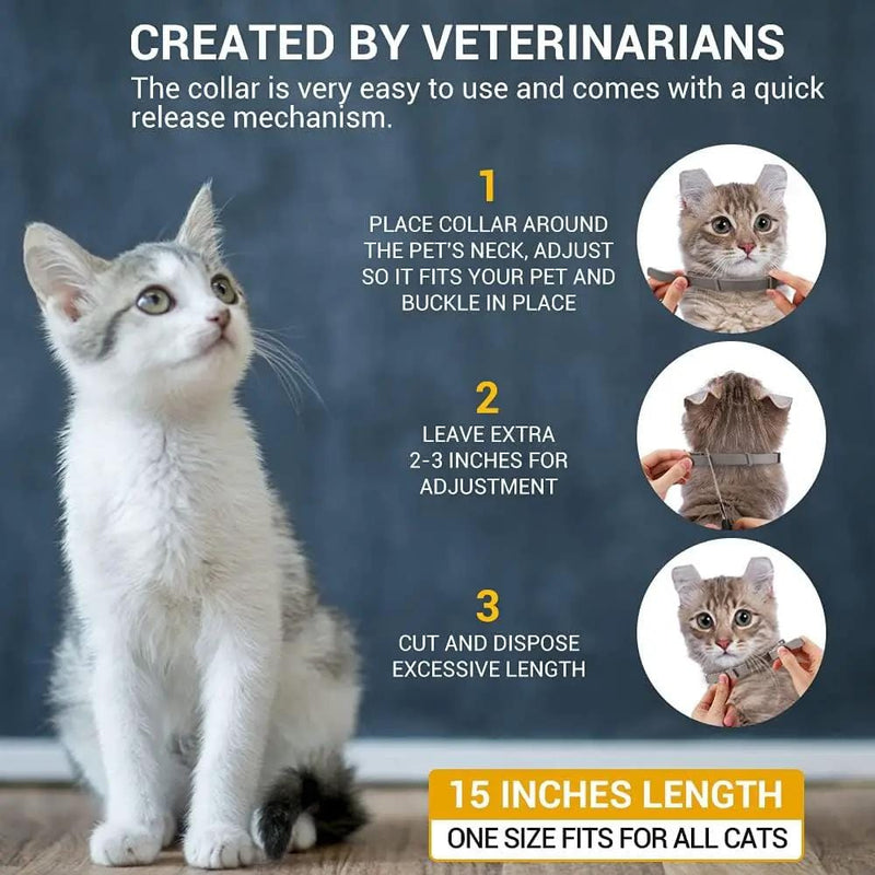 salelink.co.nz Unbranded Flea and Tick Collar for Cats Size 38cm Flea and Tick Collar for Cats Size 38cm | Action Outdoors NZ