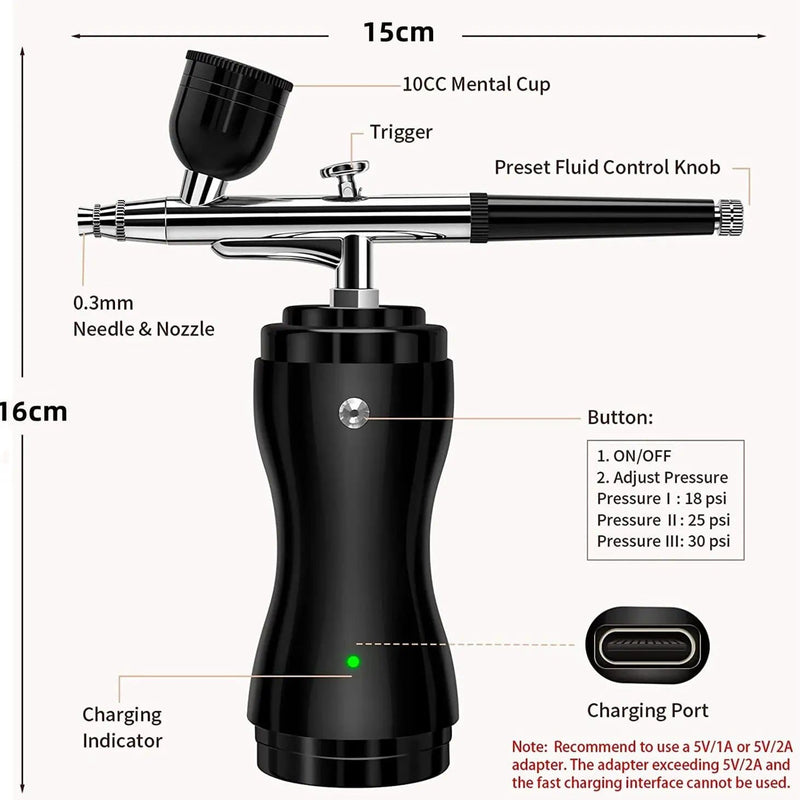 salelink.co.nz Unbranded Airbrush Kit Airbrush Kit | Action Outdoors NZ