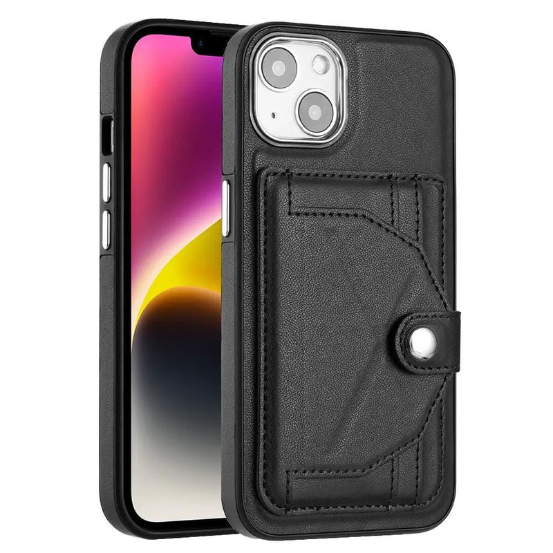 iPhone 15 Plus Case - Leather Screen Protector Tempered Glass (PR8427 (1)) – view 4