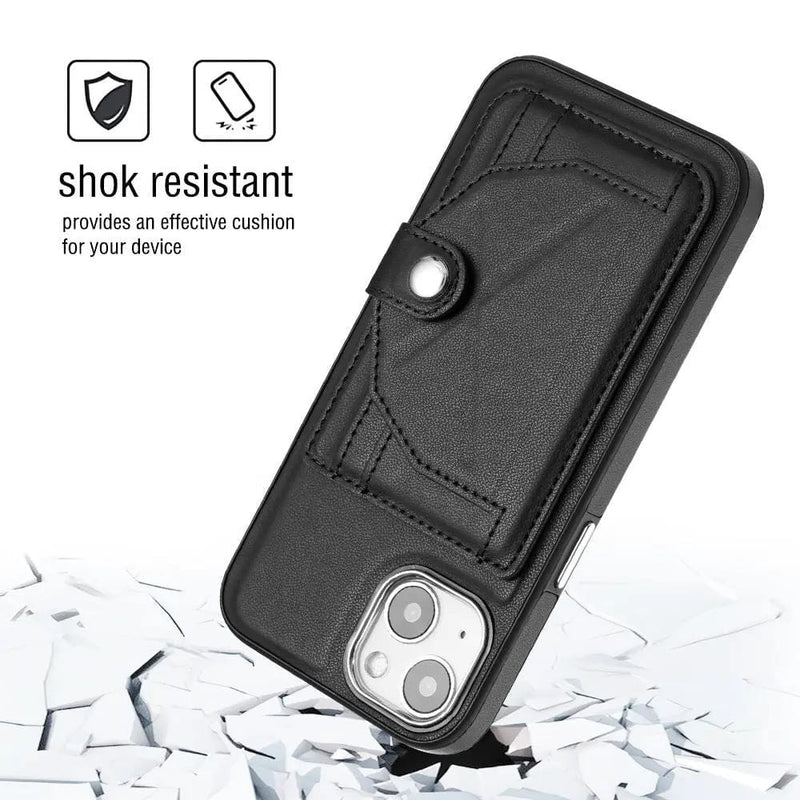 iPhone 15 Plus Case - Leather Screen Protector Tempered Glass (PR8427 (1)) – view 5