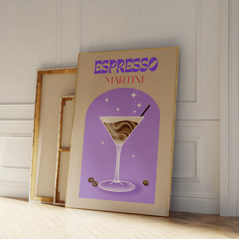 Blank Wall Print Shop Print Material Espresso Martini Espresso Martini