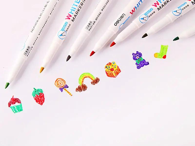 (12PCS/PACK) Whiteboard Marker Pen - Fine tip , Colourful – view 3