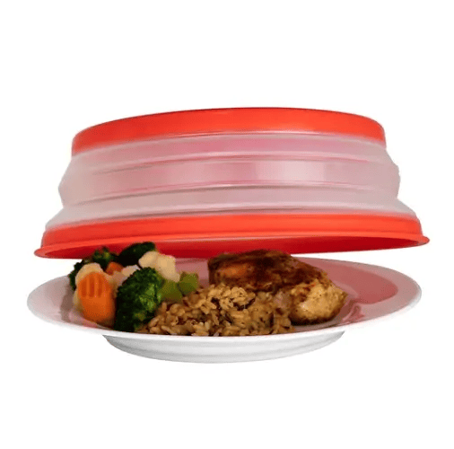 China Dropship Cover Collapsible High Temperature Microwave Splash Cover for Mess Free Cooking Foldable Microwave Splash Cover for Mess Free Cooking