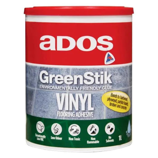 Wholesale ADOS GreenStik Vinyl Adhesive 1L (Pack of 4)