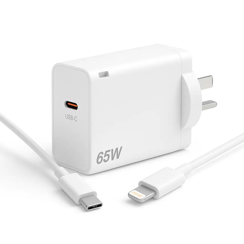 techplus 65W USB-C Fast Charger – Super Speed PD Charger with Cable Options 65W USB C PD Fast Charger With Cable Included
