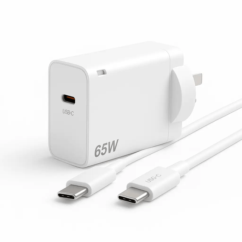 techplus 65W USB-C Fast Charger – Super Speed PD Charger with Cable Options 65W USB C PD Fast Charger With Cable Included
