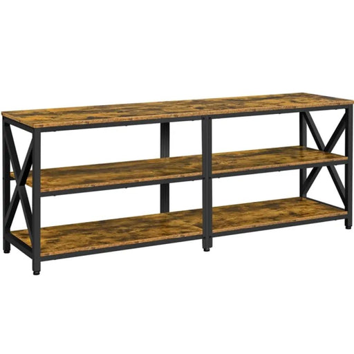 Yaheetech Vintage 3-layer TV Stand for TV up to 70 Inches Vintage 3-layer TV Stand for TV up to 70 Inches