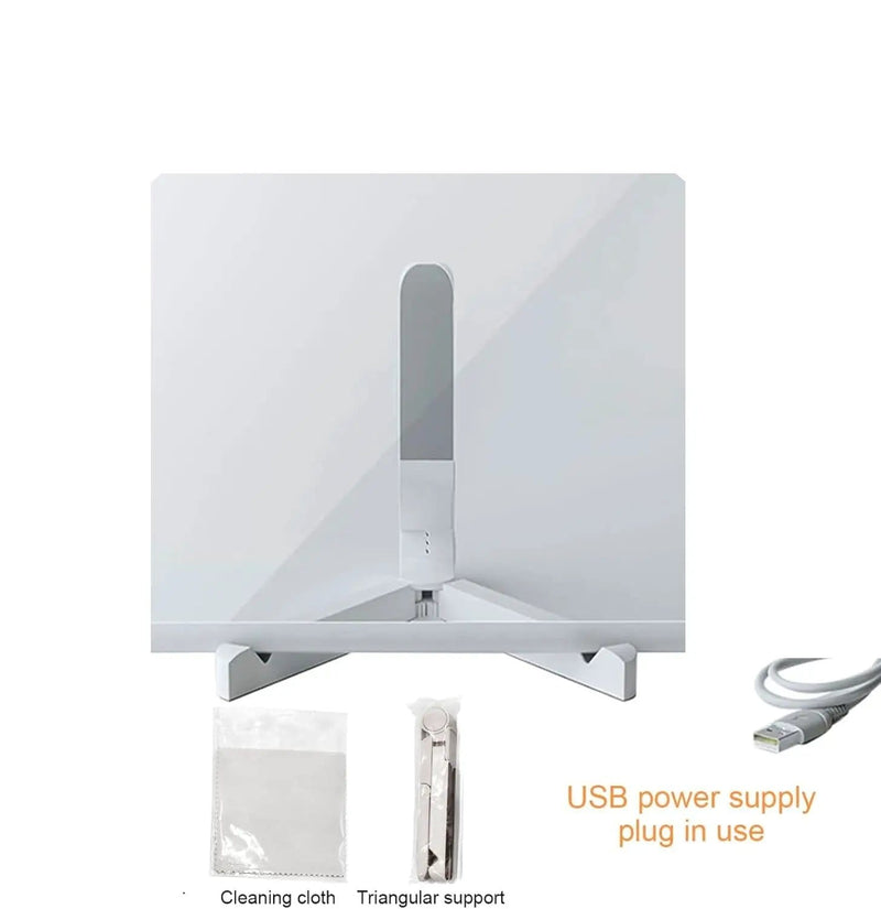 Led Acrylic Message Board with White Pen 20x20cm – view 1