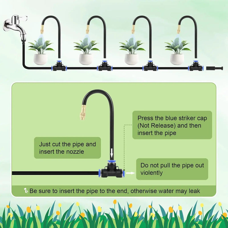 15M Adjustable Watering Irrigation Misting System Kit – view 7
