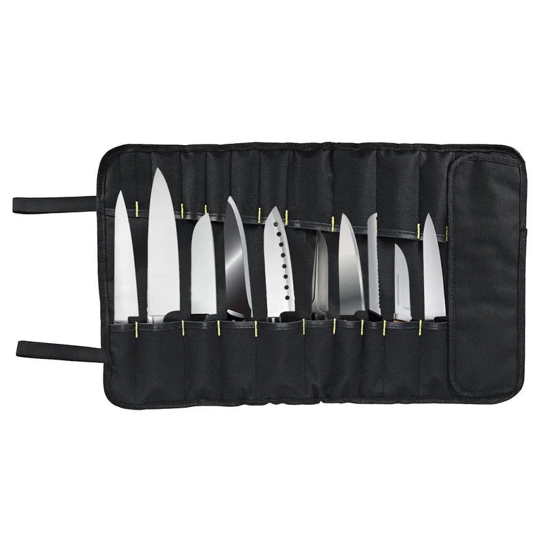 Zendrop Chef Knife Roll Bag With Large Capacity For 22 Knives Chef Knife Roll Bag 22 Pocket Large Capacity
