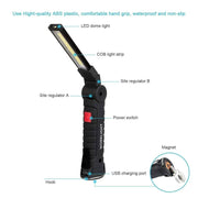 LED Flashlight USB Rechargeable With Magnetic For Work Hand Inspection – view 5