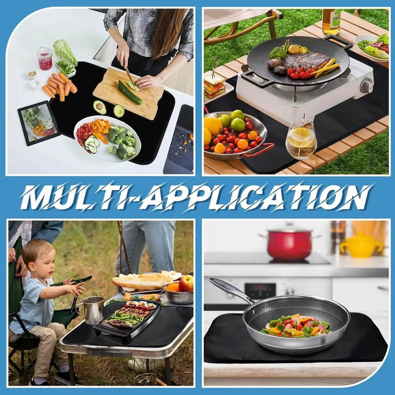 ECOTREK BBQ & Outdoor Cooking Ecotrek BBQ Grill Mat - Fireproof Deck & Patio Protector, Double-Sided Waterproof Oil-Proof HC12101 Ecotrek BBQ Grill Mat - Fireproof Deck & Patio Protector, Double-Sided Waterproof Oil-Proof HC12101